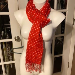 Darling polka dot scarf
